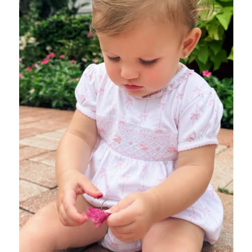 Amelia's Classics Smocked Short Sleeve Bubble – Magnolia Baby