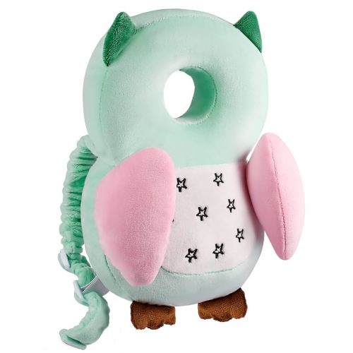 Baby Toddler Walker Head Protector Backpack Adjustable Wear Head Protection Safety Pad Backpack Baby Toddler & Walker Walking & Crawling Cute Owl MTY