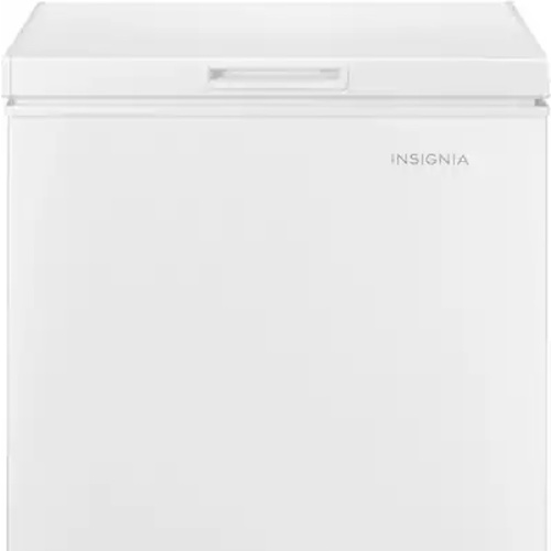 Insignia™ - 5 Cu. Ft. Garage-Ready Chest Freezer - White