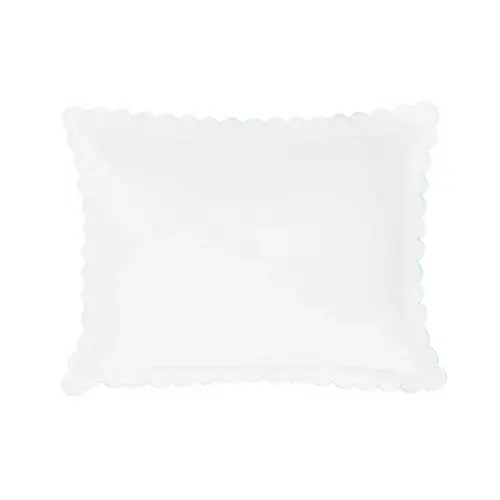 Scallop Baby Pillowcase in Sky