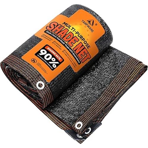 Trampoline Shade Tarp 90% Shading Rate 10'x12' Black Shade Cloth Mesh Tarp