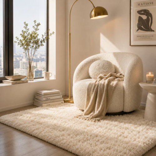 Bungalow Rose Large Shag Rugs for Bedroom Living Room Decor, Tie Dyed Ultra Soft Fluffy Furry Area Rug for Indoor Floor, Aesthetic Carpet for Home Decor & Reviews | Wayfair