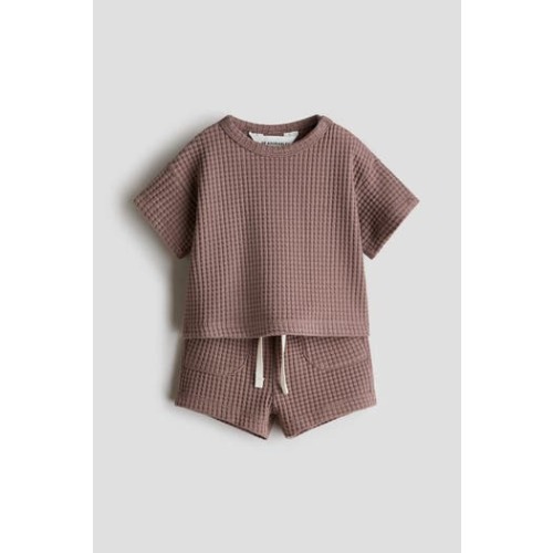 2-piece Waffled Cotton Set, 3M