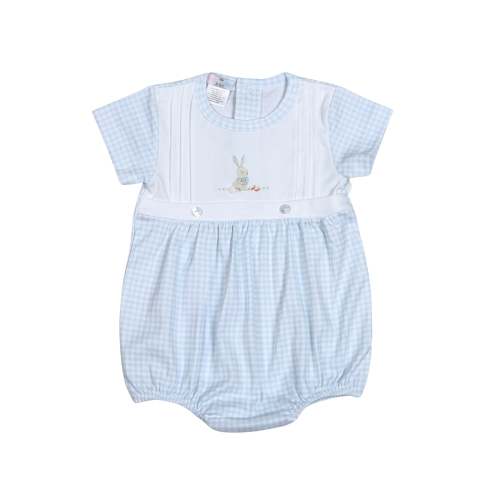 Blue Sweet Easter Embroidered Bubble