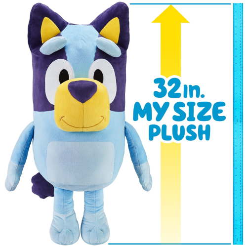Bluey My Size Bluey 36" Tall Super Soft Plush Toy for Ages 3+