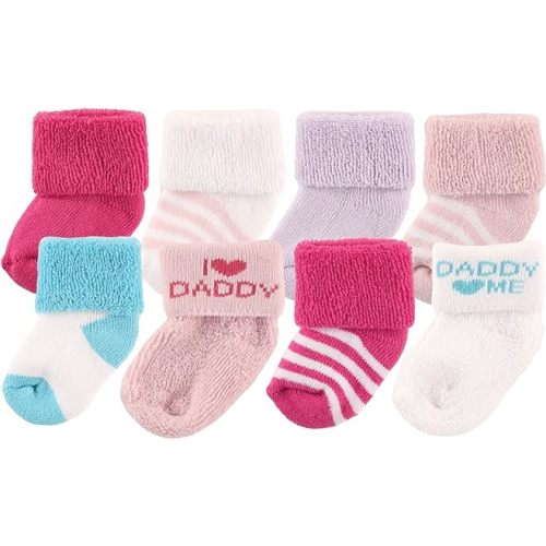 Luvable Friends Unisex Baby Newborn and Baby Terry Socks