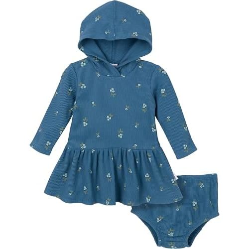 Gerber Baby Girls' Baby Girls' 2-piece Long-sleeve Dress and Diaper Cover Set