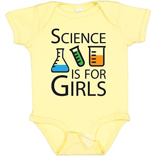 inktastic Science Is for Girls Baby Bodysuit