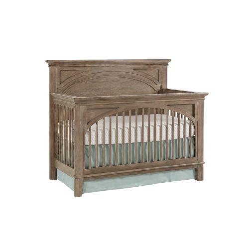 Leland 60" Wide Convertible Crib, Sandwash Gray