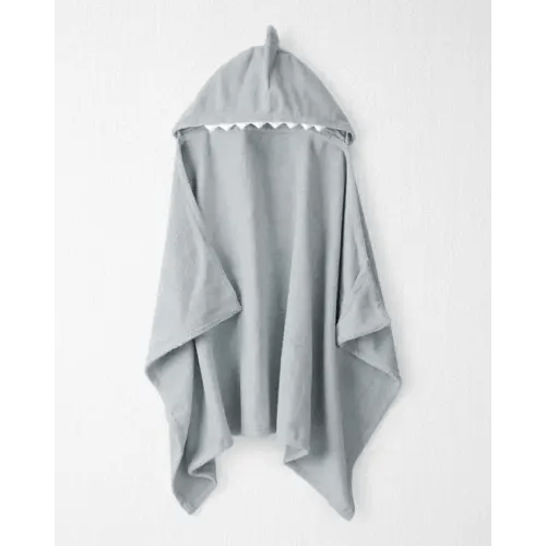 Toddler Organic Terry Cotton Shark Towel - Little Planet | Carter's