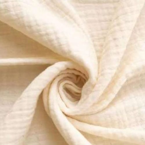Organic Cotton Gauze Fitted Sheet for SnuzPod 5 Bassinet, Soft Breathable Double Gauze Cradle Sheet, Handcrafted Oversize Snug Fit, 31.5 x 17.3 Inches, Ivory