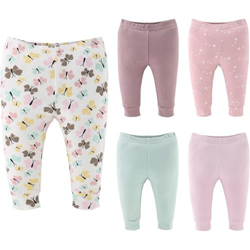 The Peanutshell Baby Girl Pants, Baby Girls' Clothing, Cotton Baby Clothes for Girls, Newborn to 24 Month Pants, Bottoms