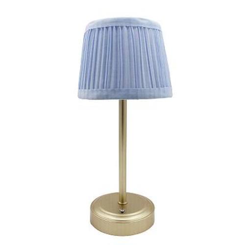 Pleated Shade Cordless Touch Lamp