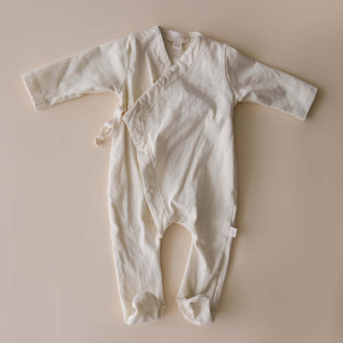 Cotton Footed Kimono | Natural – August River Co