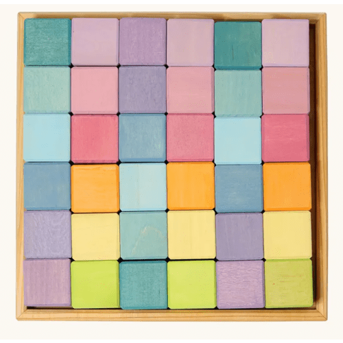 Grimm's Pastel 36 Cubes