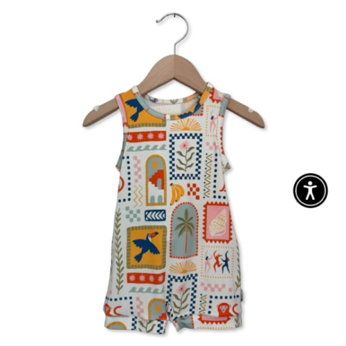 Little Rio Sleeveless Shorty Romper - 6-12 months