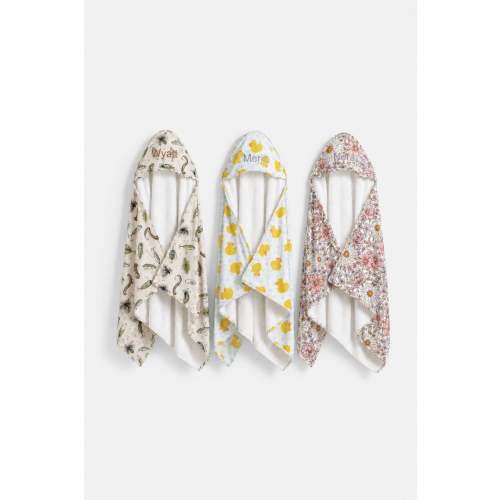 Baby Embroidered Bamboo Hooded Towel Tackle Box