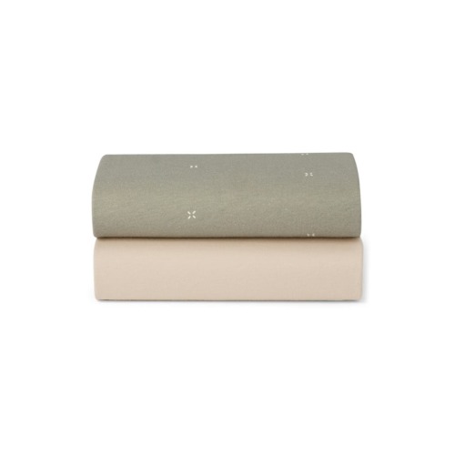 Pack of 2 Assorted Crib Sheets