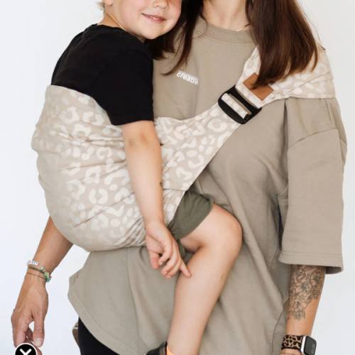 Qookie Go - Hip Carrier - Leo Beige