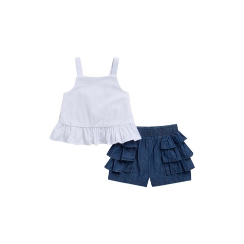 Ruffle Tank & Shorts Set, 18M