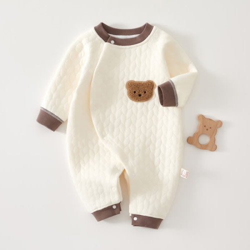 Baby Newborn 3D Bear Soft Jumpsuit