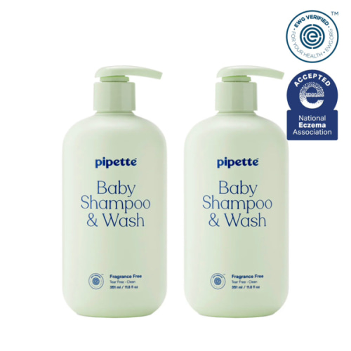 Fragrance-Free Baby Shampoo + Wash Duo