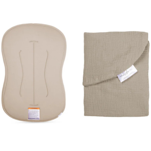 Lounger Curve + Muslin Cover Set | Birch