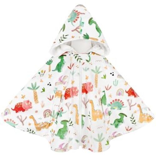 Baby Car Seat Poncho, Baby Cape Hooded Ponchos, Windproof Poncho Cape Cloak for Kids, Fall Coat for 0-4 Year Girls Boys