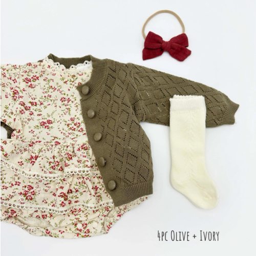 Bella Floral Romper – Olive and Cradle