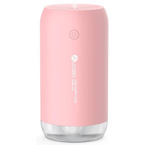 Aucleia Portable Small Humidifier, Mini Humidifier for Desk and Travel