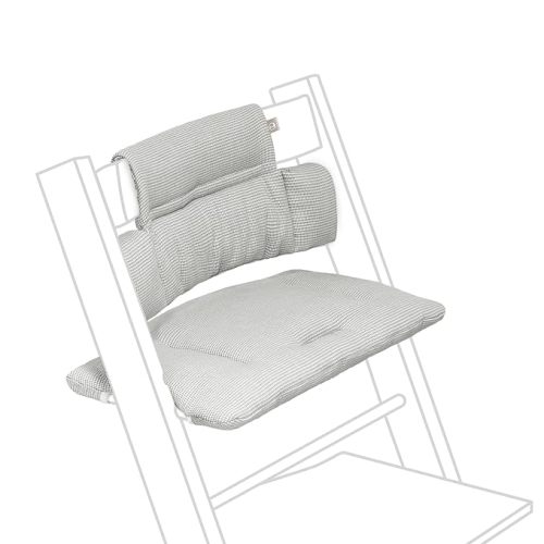 Stokke Tripp Trapp Classic Cushion 2, Nordic Grey - Pair with Tripp Trapp Chair or High Chair for Support & Comfort - Machine Washable
