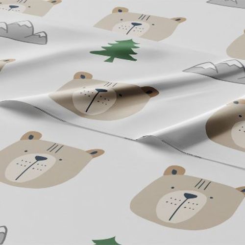 CGK Linens Kids 4 Piece Bed Sheet Set - Cute & Cozy Wrinkle-Resistant with Vibrant Designs in Bears, Size Twin