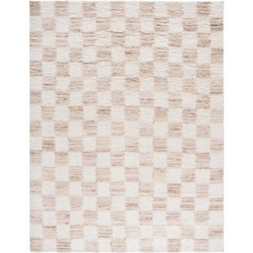Vermont VRM222 Hand Tufted Indoor Area Rug - Beige/Ivory - 8'x10' - Safavieh