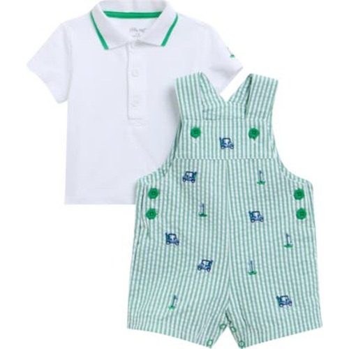 Cotton Golf Shortalls & Polo Set, 12M
