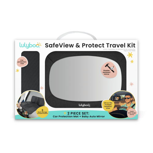 Car Mirror and Seat Protector Set