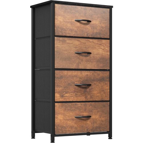 YITAHOME Dresser with 4 Drawers - Fabric Storage Tower, Organizer Unit for Bedroom, Living Room, Hallway, Closets