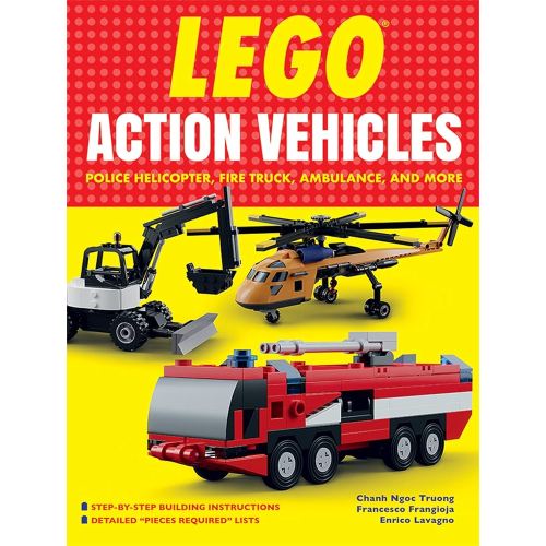 LEGO® Action Vehicles: Police Helicopter, Fire Truck, Ambulance, and More (Dover Kids Activity Books)