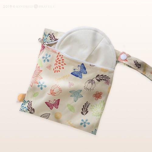 Organic Bamboo Nursing Pads, 8 Count (4 Pair) with Carry Bag