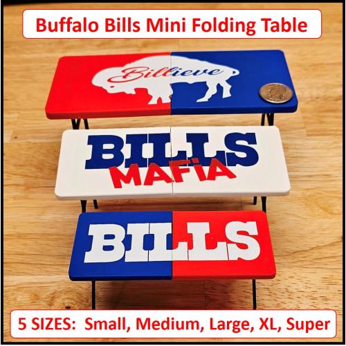 Buffalo Miniature Folding Tables (Folds & Breaks Apart)