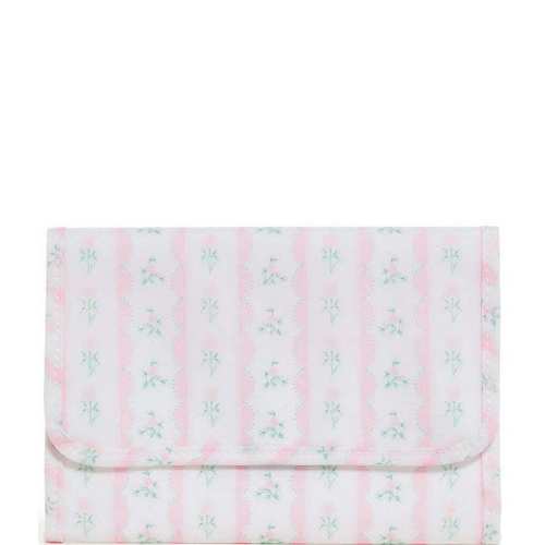 TRVL Design Ribbon Floral Mini Roll Up Bag