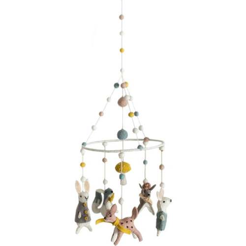 Magical Forest Classic Mobile, Blue/Yellow Multi - Pehr | Maisonette