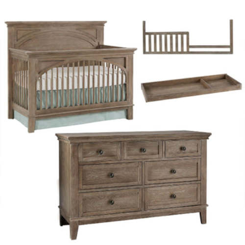 Leland Complete Nursery Collection - Sandwash / 7 Drawer Dresser