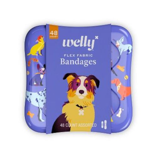 Welly Kids' Flex Fabric Bandages - Dogs - 48ct