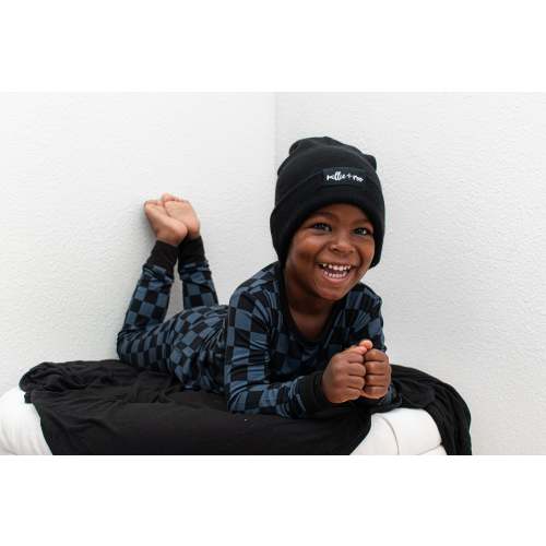 LONG SLEEVE 2 PIECE SETS- Grey Check