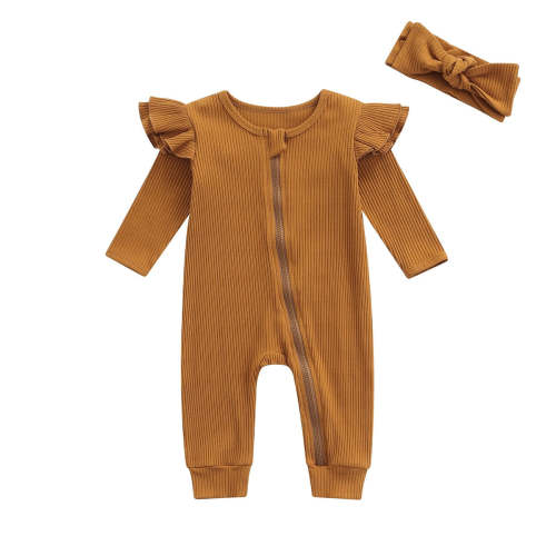 Ribbed Onesie and Headband – The Ollie Bee