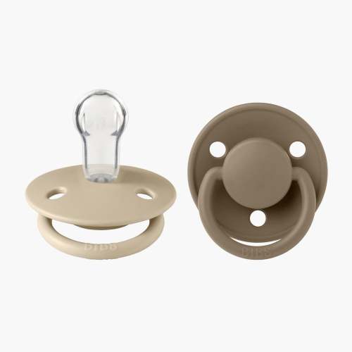 BIBS De Lux Dummy - Vanilla/Dark Oak 2 Pack