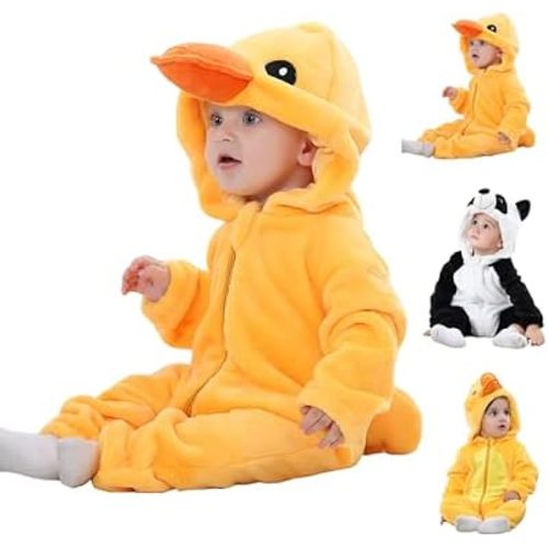 Baby Halloween Costumes Girl Boy Toddler Cute Hooded Romper Outfit 0-6 Y