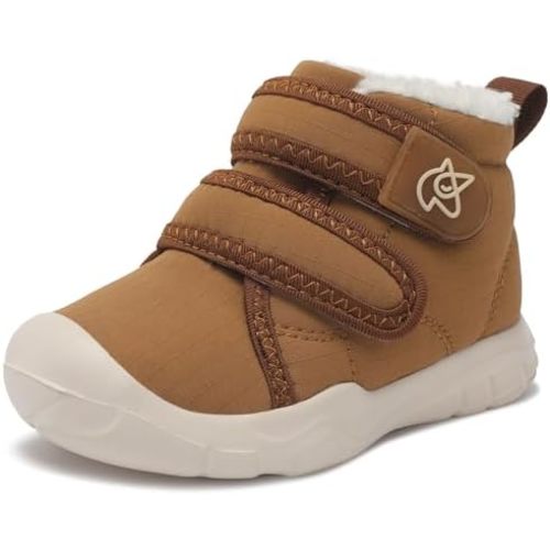 LeIsfIt Toddler Boots Girls Boys Warm Plush Lining Winter Shoes