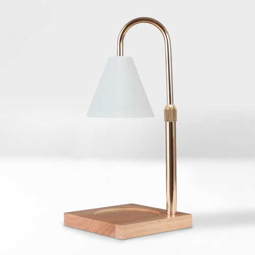 Sparoom Candle Lamp Warmer White Metal Shade: Electric, Contemporary Home