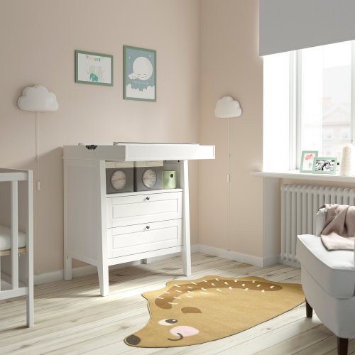 SUNDVIK Changing table/chest - white